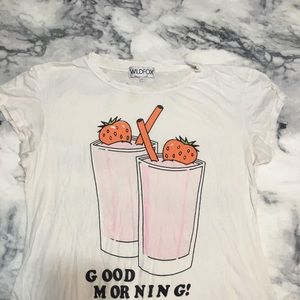 Wildfox goodmorning tee